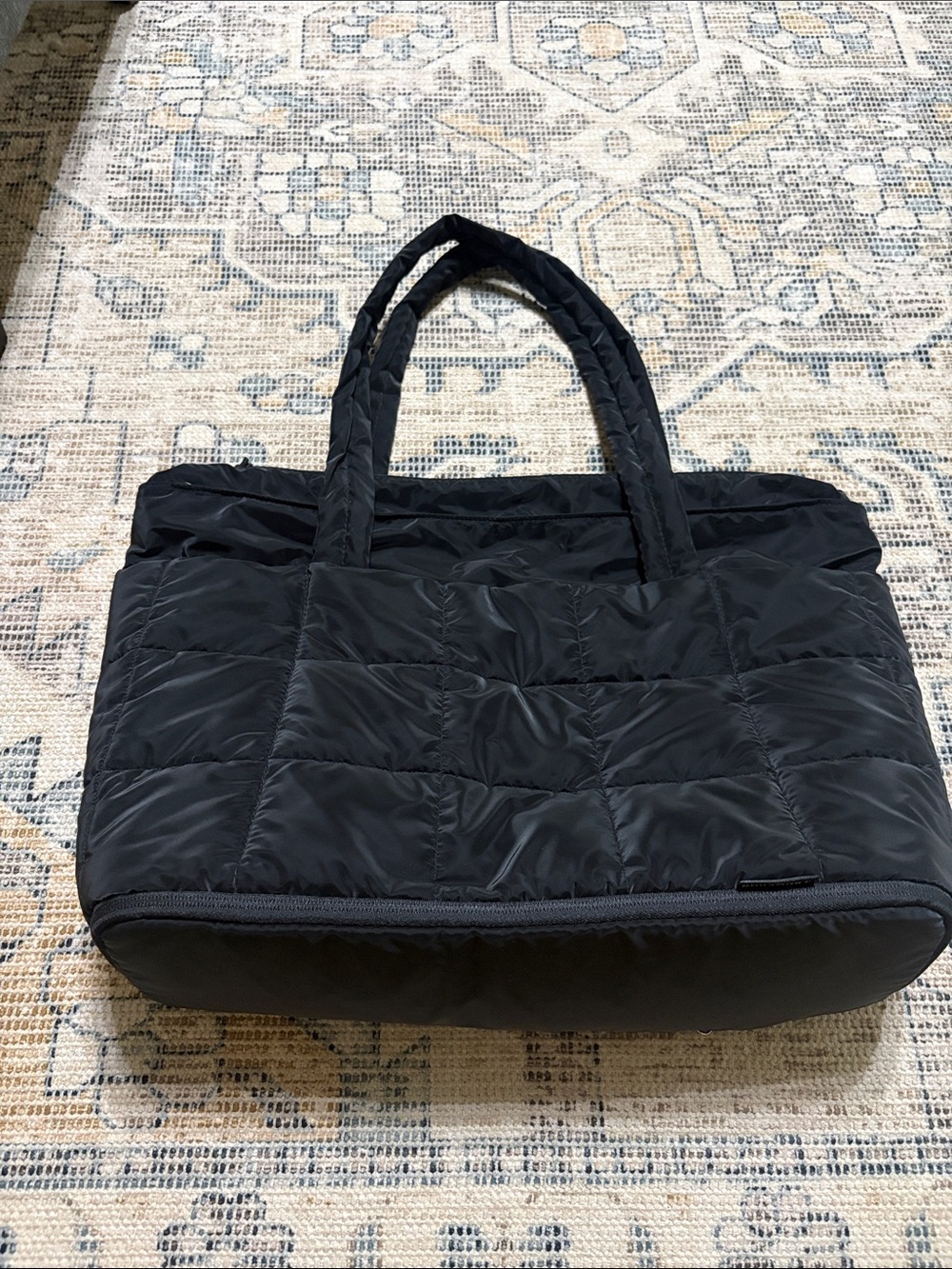 Bagsmart puffer expandable tote